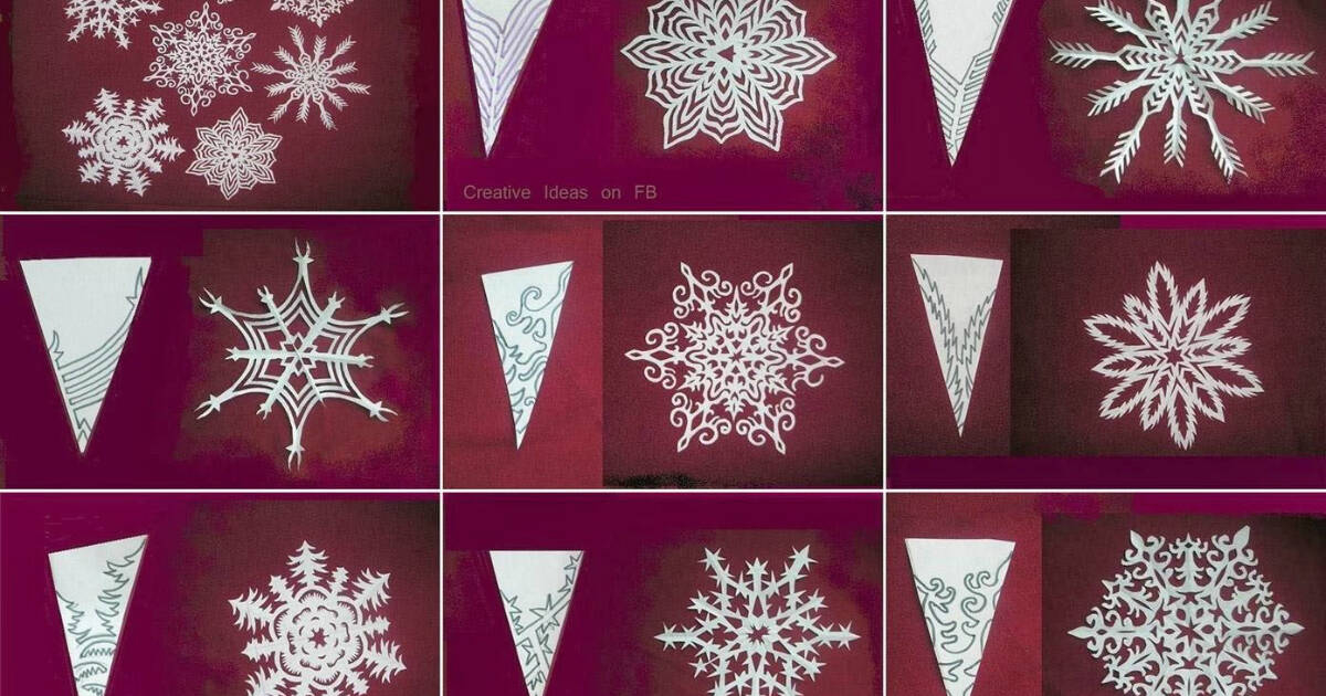 How To Cut And Create Beautiful Paper Snowflakes