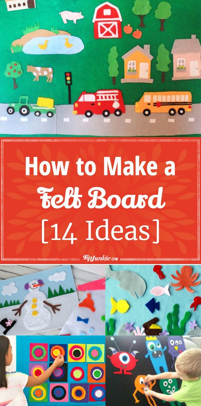 How To Make A Felt Board 14 Ideas Felt Crafts Kids 