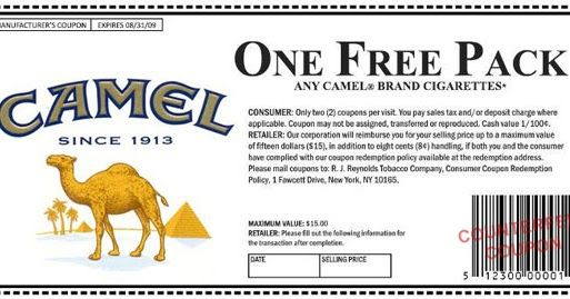 How To Use Camel Cigarrettes Coupons See More Ideas 