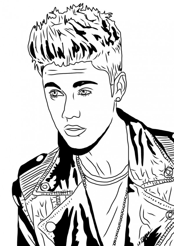 Im genes Para Pintar De Justin Bieber Colorear Im genes