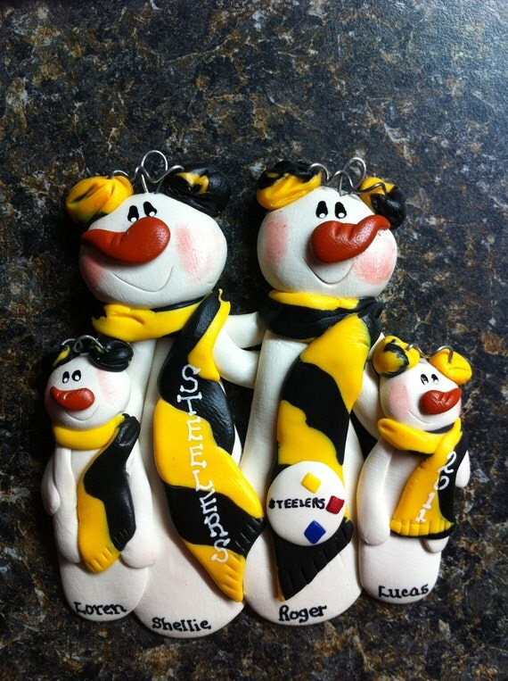 Items Similar To Pittsburgh Steelers Family Christmas 