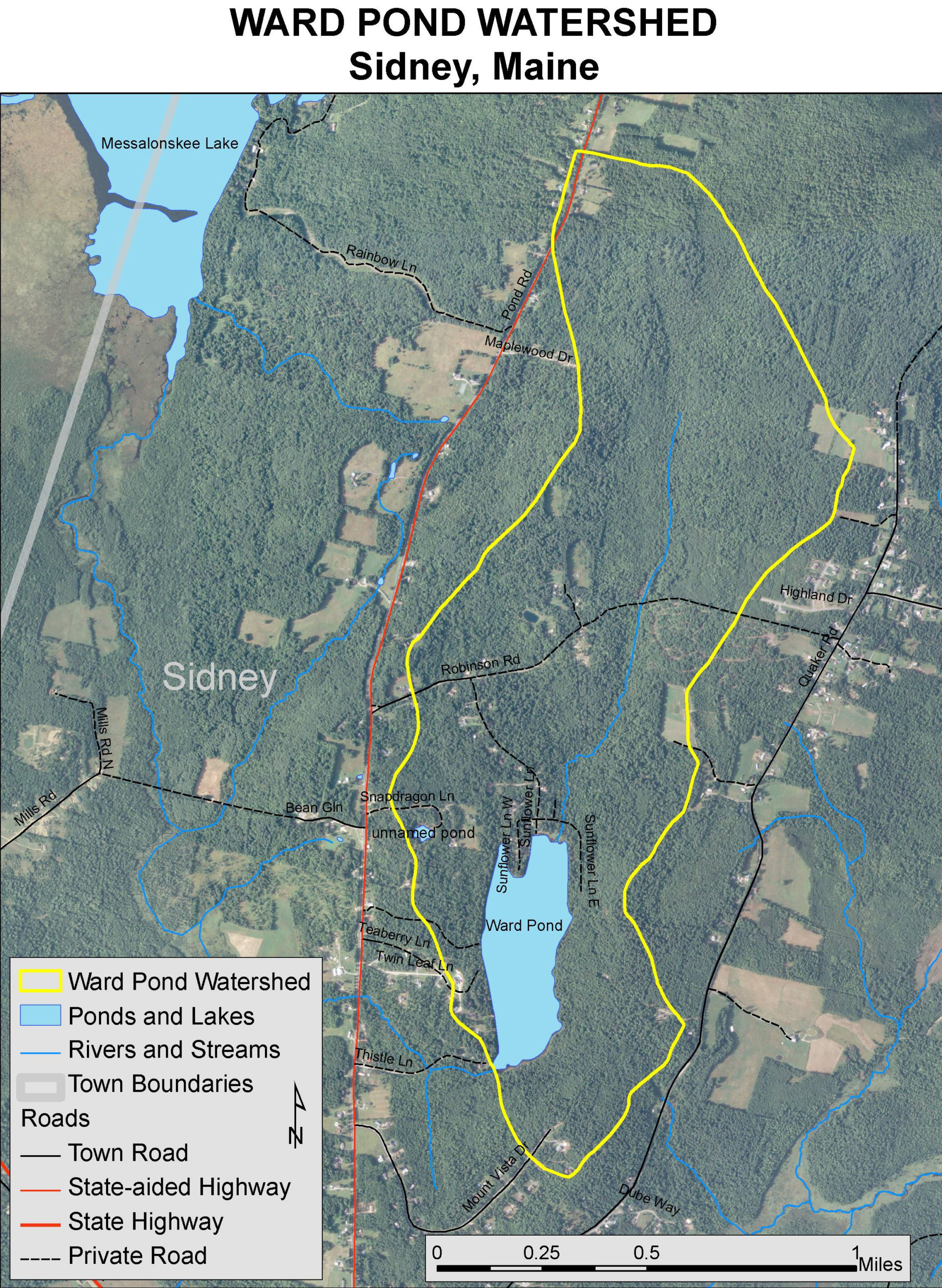 Lakes Of Maine Lake Overview Ward Pond Sidney 