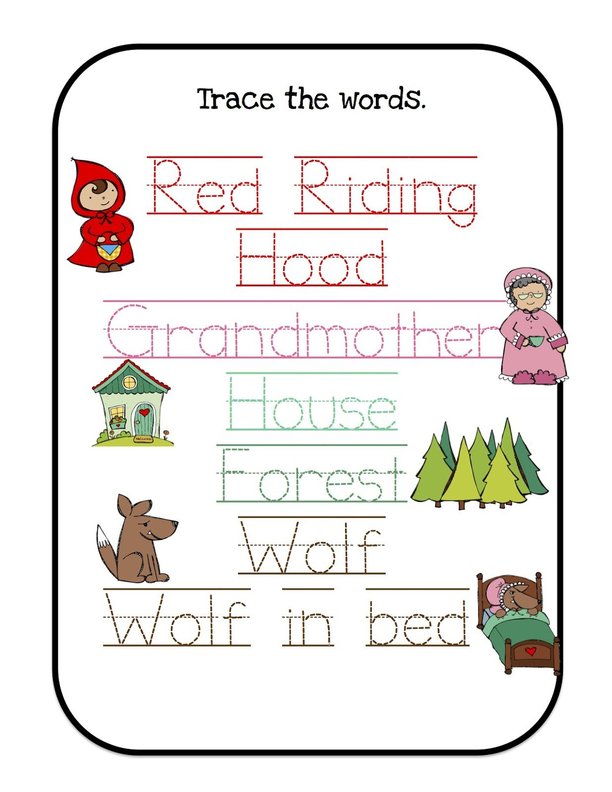 Little Red Riding Hood Esl Worksheetduyguymn Little 