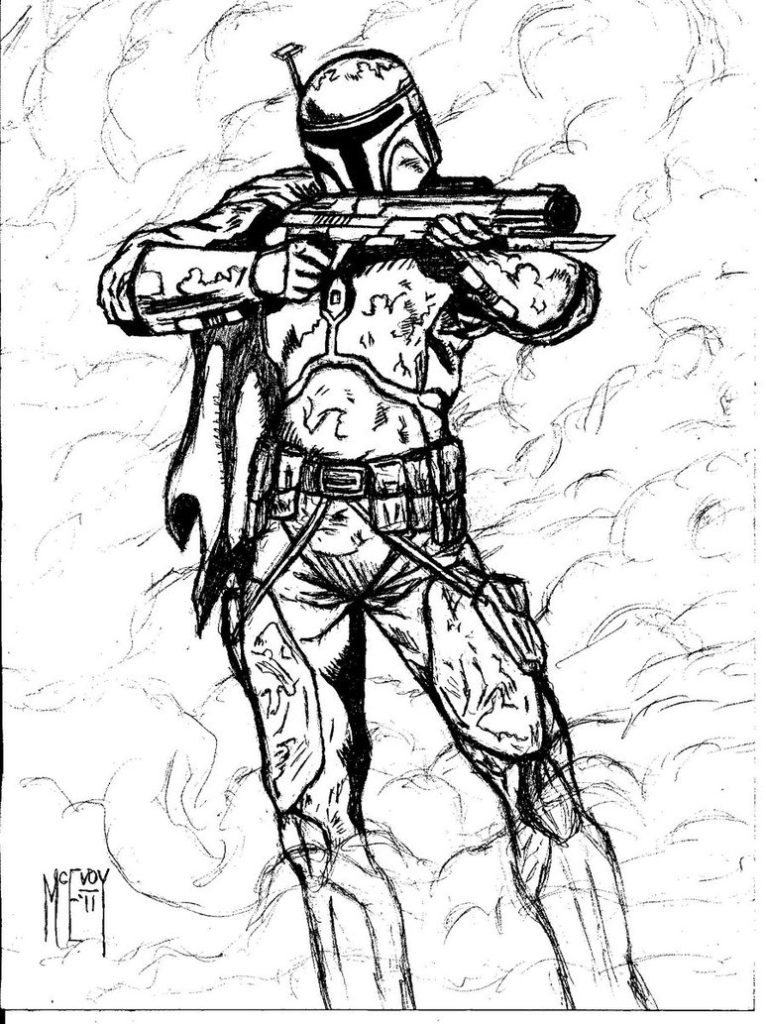 Mandalorian Coloring Pages Download And Print For Free