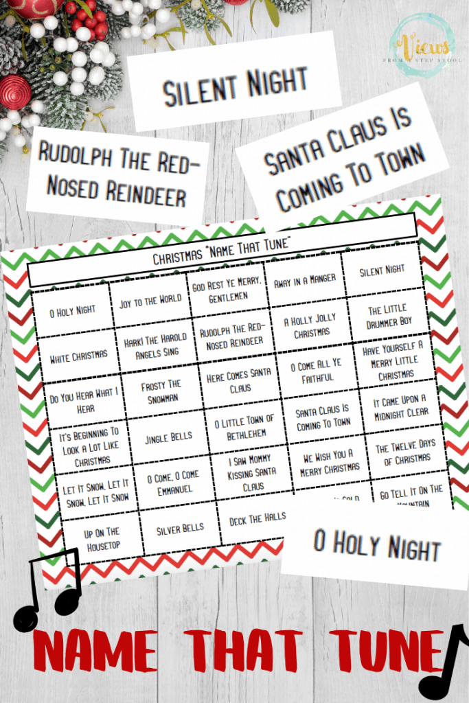 Name That Christmas Carol Printable Game