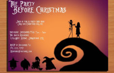 Nightmare Before Christmas Halloween Party Invitation