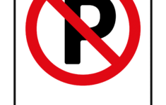 No Parking Signs Poster Template