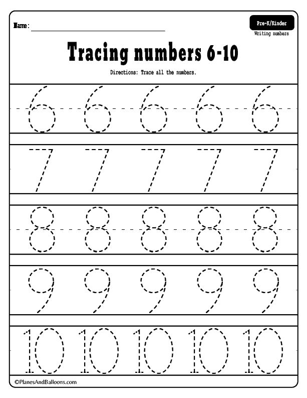 Numbers 1 20 Tracing Worksheets Free Printable PDF 