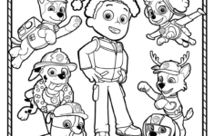 Paw Patrol Christmas Coloring Pages NEO Coloring