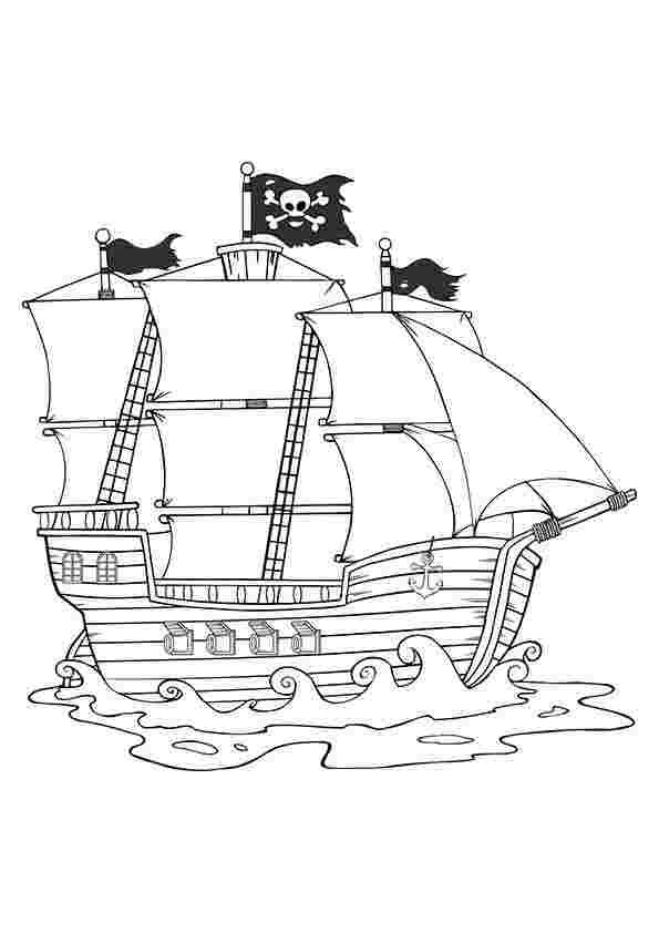Pirate Ship Coloring Sheets Free Printable Pirate Coloring 