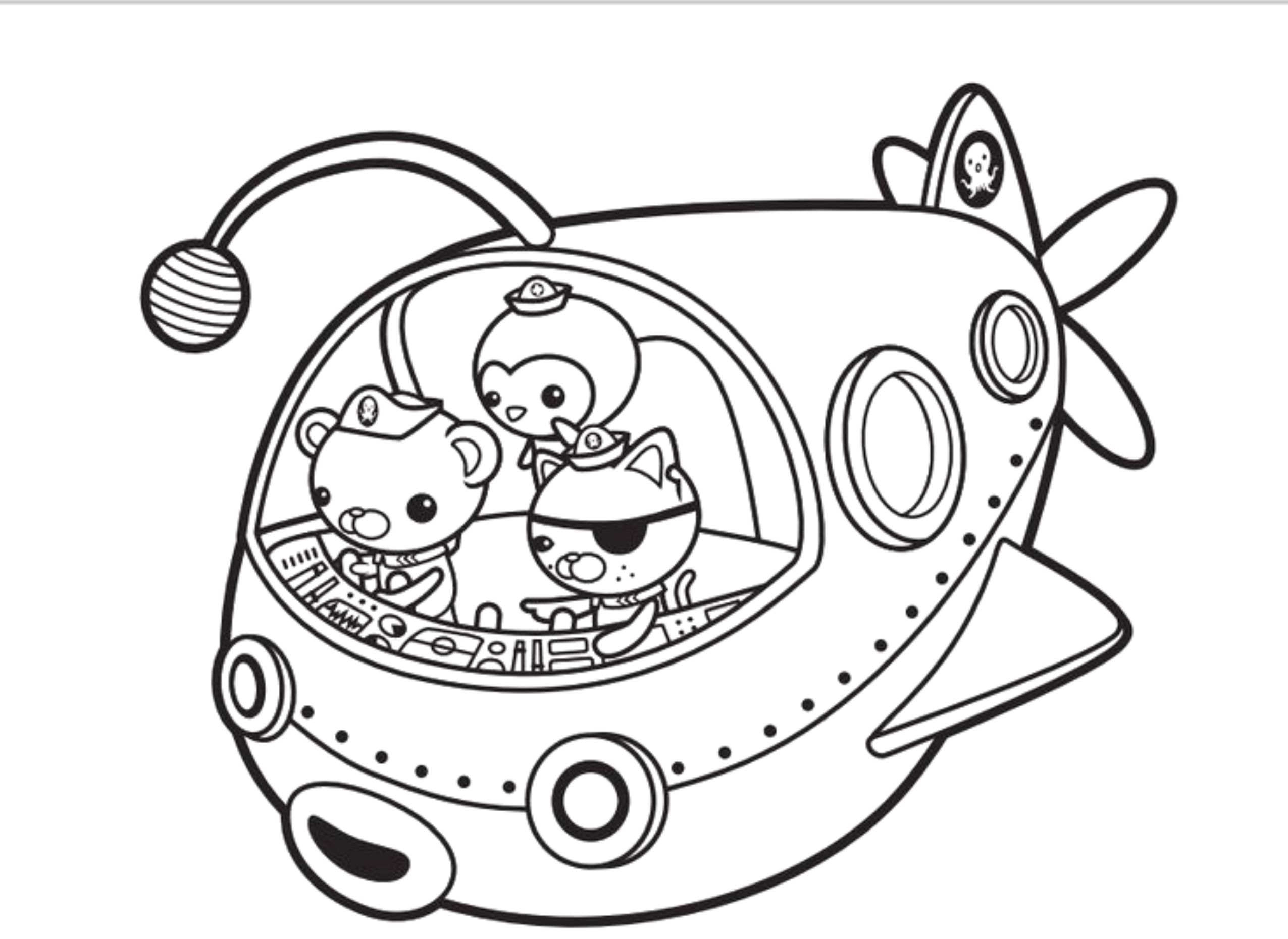 Print Download Octonauts Coloring Pages For Your Kid s 