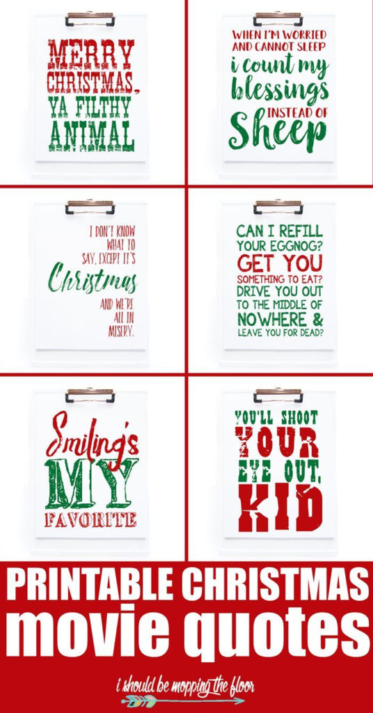 Printable Christmas Movie Quotes Christmas Movie Quotes 