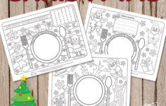 Printable Christmas Placemats Itsybitsyfun