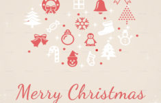 Printable Merry Christmas Poster Template In Adobe Photoshop