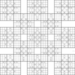 Printable Sudoku Samurai Give These Puzzles A Try And