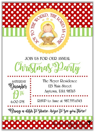 Religious Family Christmas Party Ideas