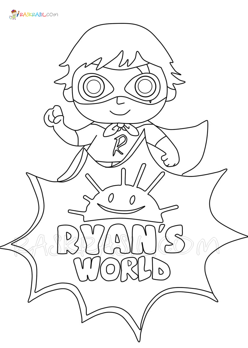 Ryan s World Printable Coloring Pages Free Printable 