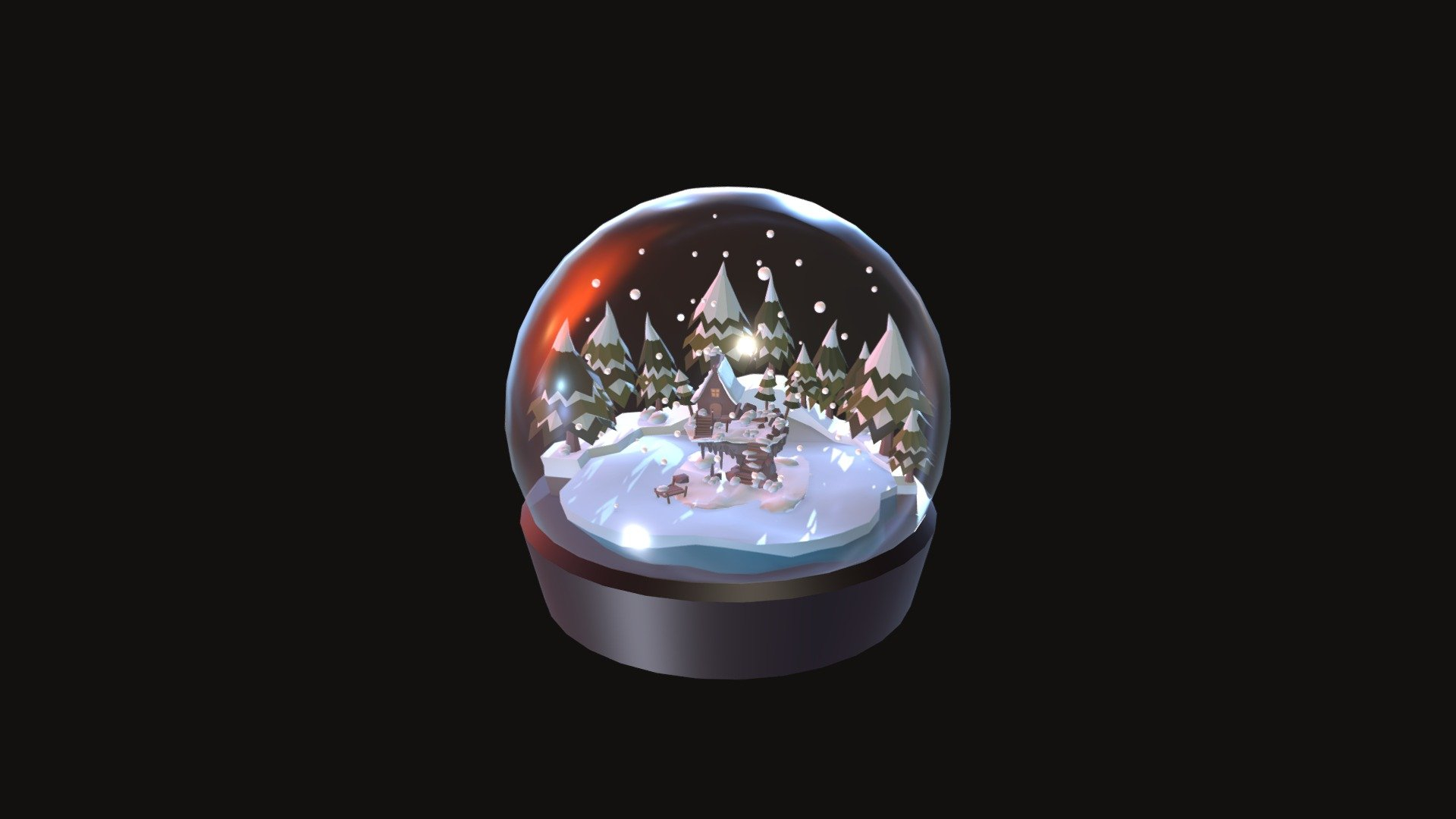 Snow Globe Download Free 3D Model By Celestial Fox 