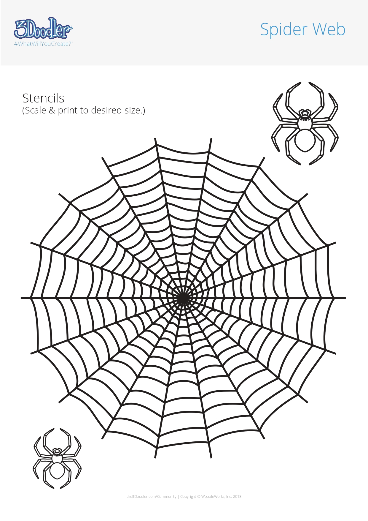 Spider Web 3D Pen Creation Library