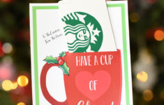 Starbucks Gift Card Holder 1 Crazy Little Projects