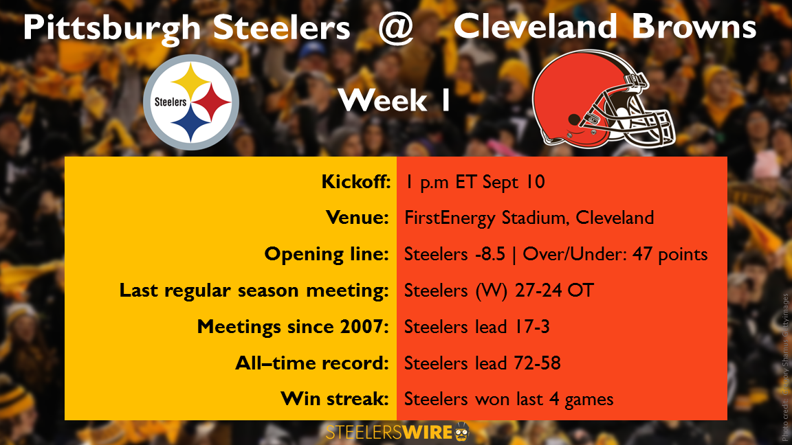 Steelers Vs Browns Time TV Schedule And Game Information