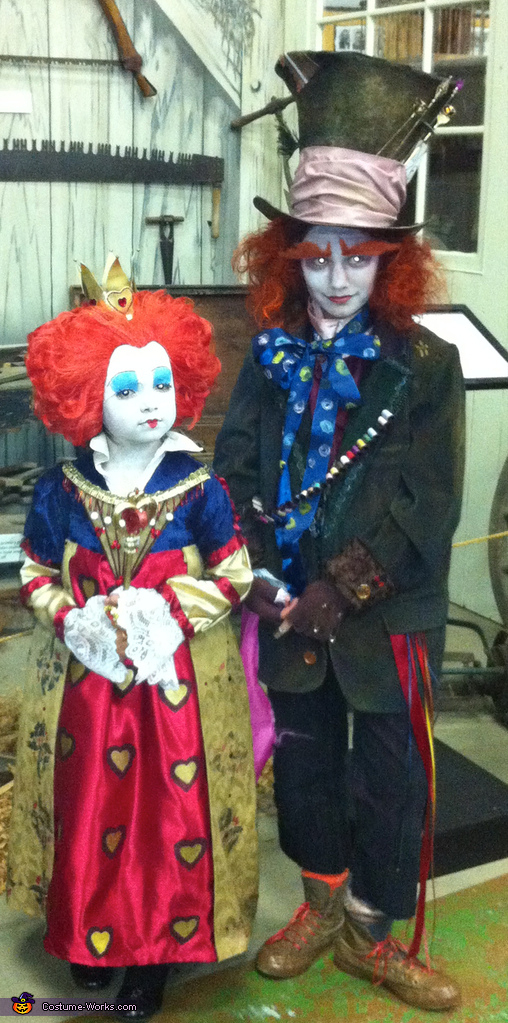 The Mad Hatter And The Queen Of Hearts Costume DIY 