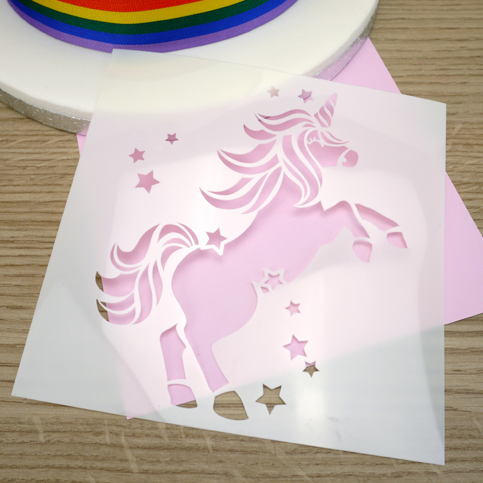 Unicorn Stencil By Cake Star