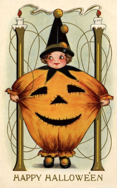 Vintage Halloween Postcards 43 Pics