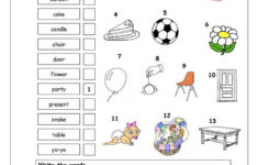 Vocabulary Matching Worksheet Elementary 1 3