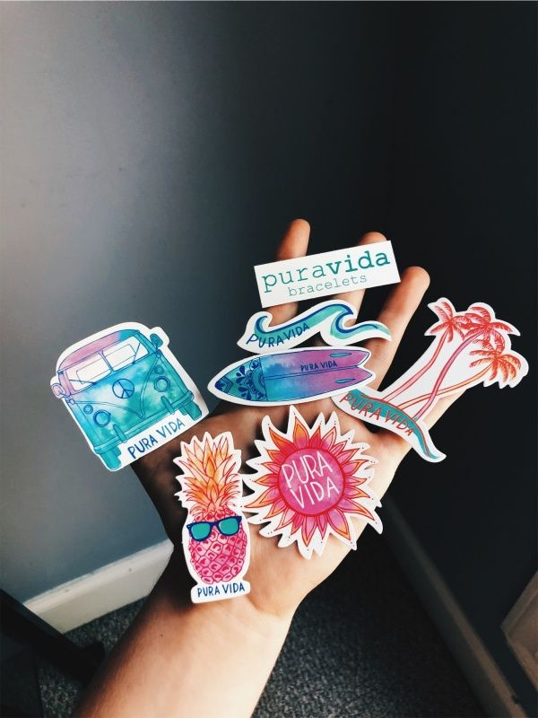 VSCO Torreboldon Pura Vida Brand Stickers Preppy 