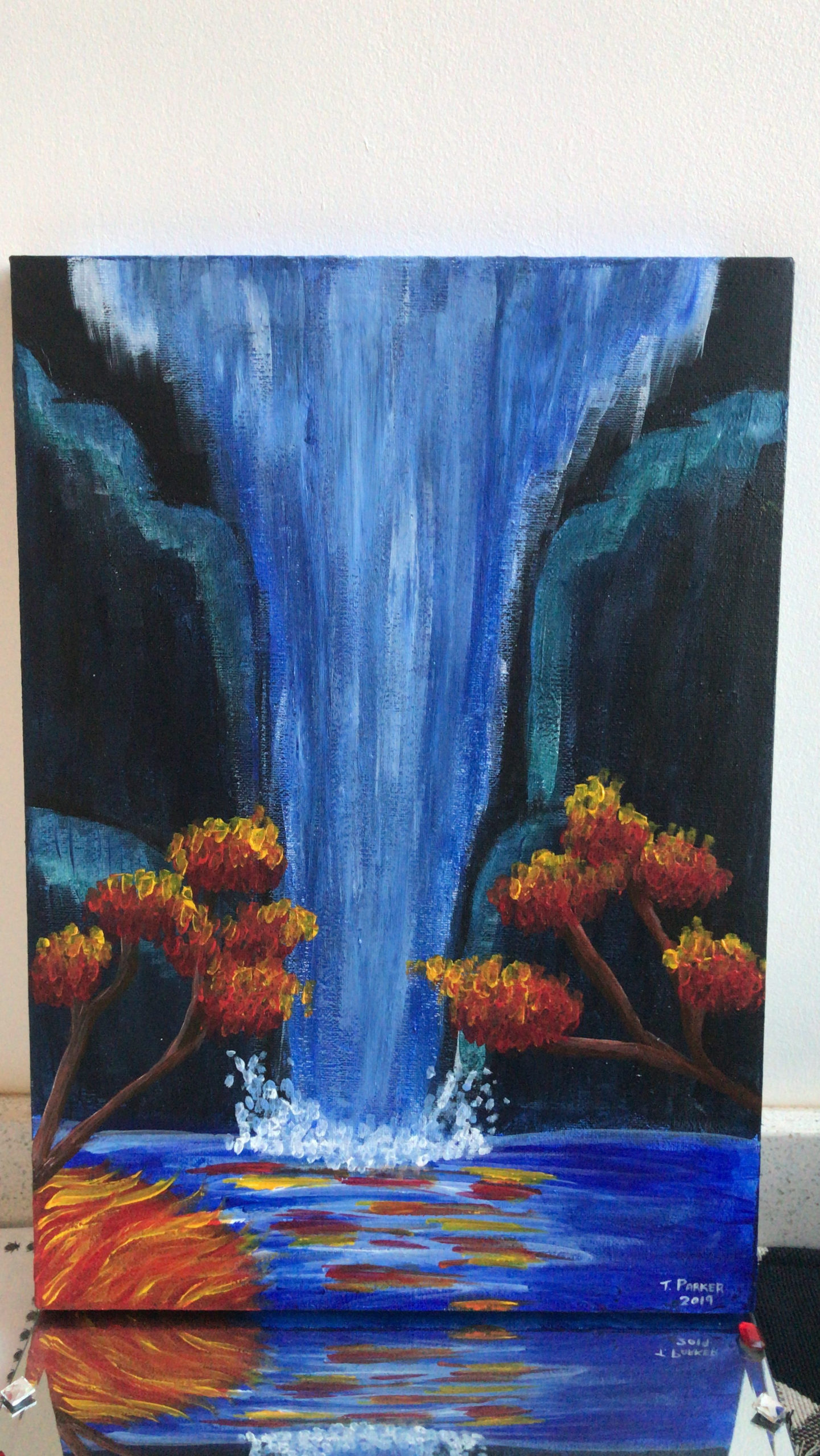 Waterfall Art Starts