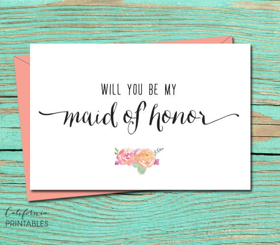 Maid Of Honor Duties Checklist Printable