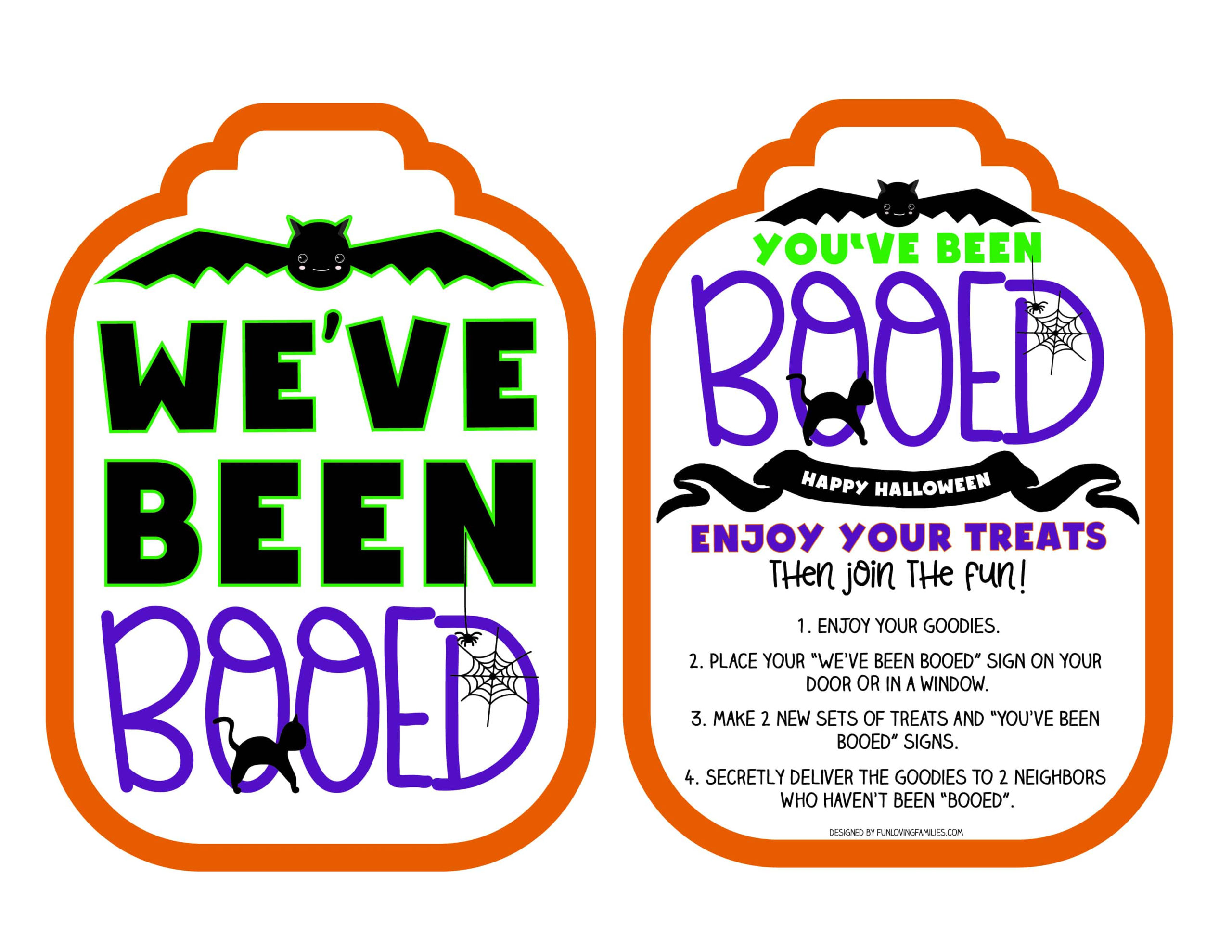 You ve Been Booed Printable Signs Super Cute And Totally 