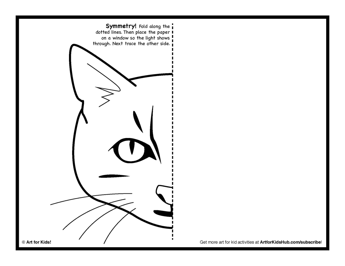 13 Best Images Of Free Art Worksheets Symmetry Art 