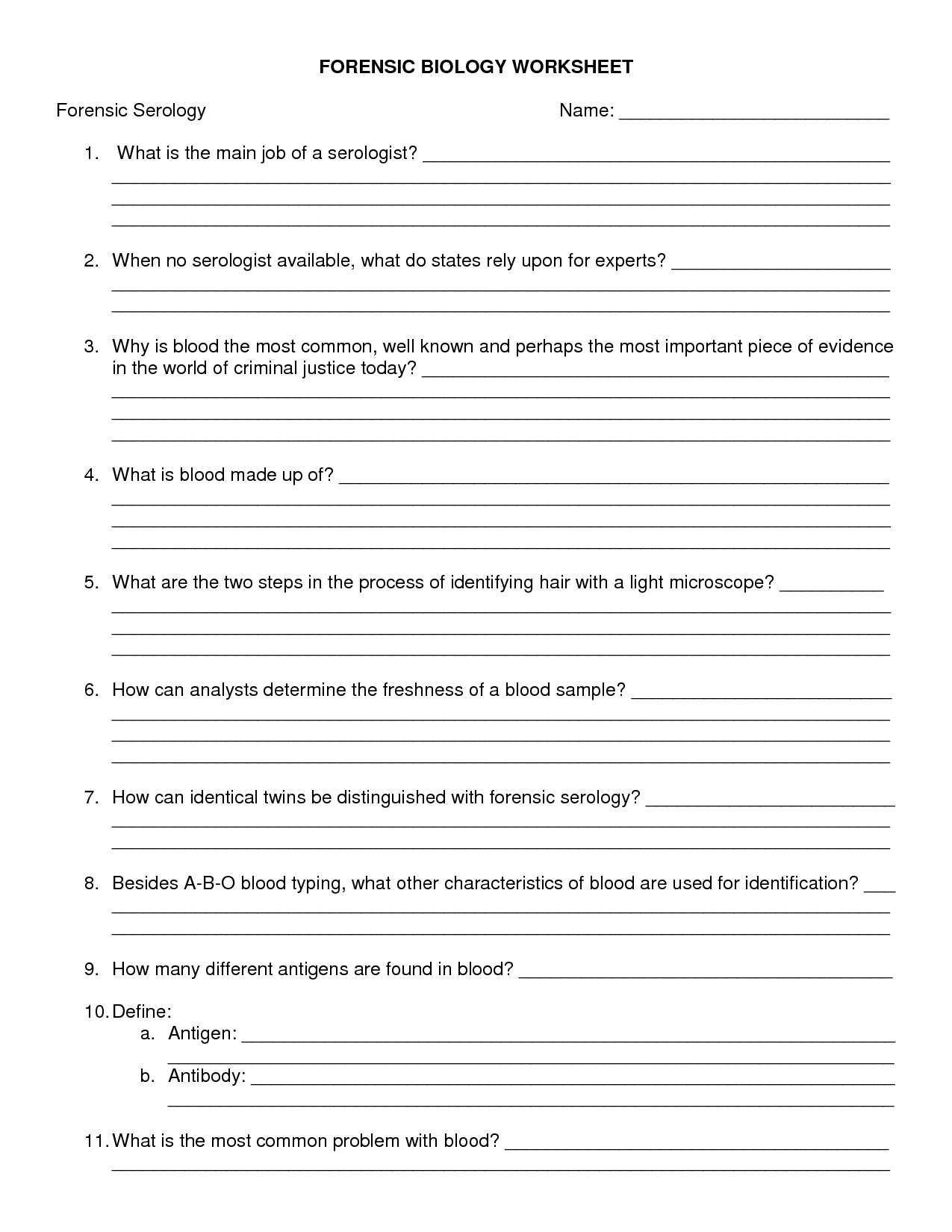 16 Best Images Of Science Worksheets For High School With 