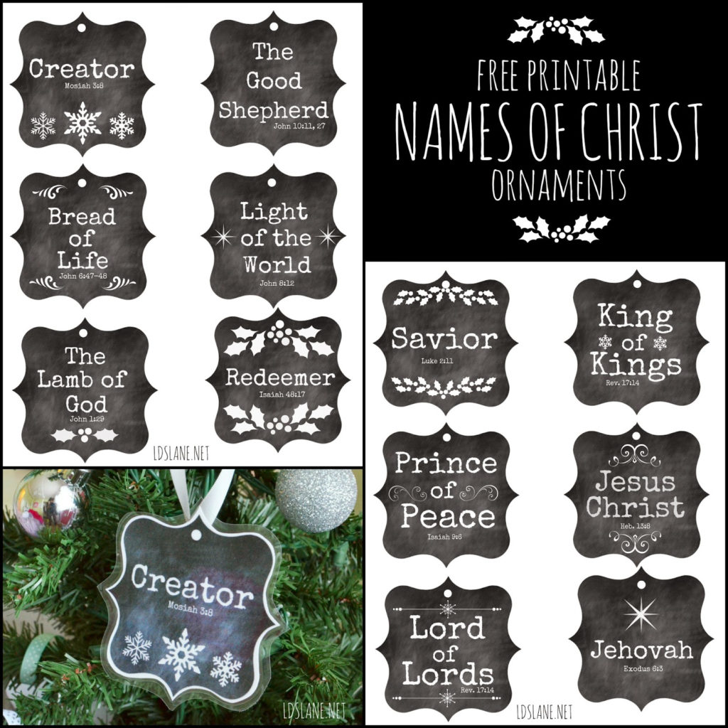 20 DIY Ornaments About Jesus Christ