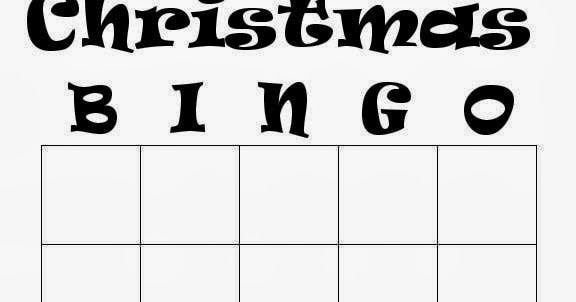 3 Blank Christmas Bingo Templates