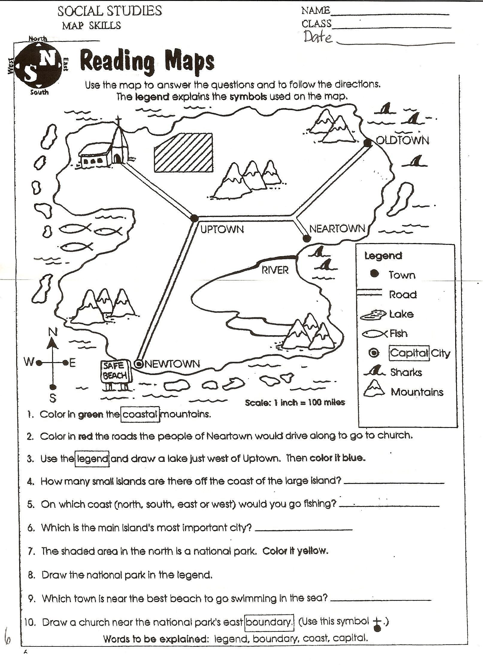 30 3rd Grade Social Studies Worksheet Education Template