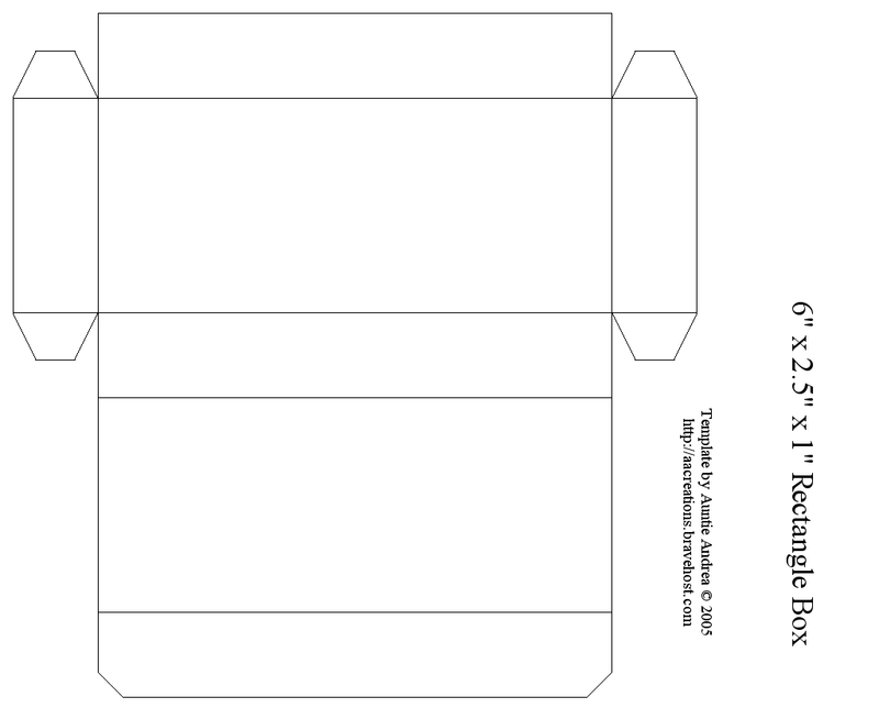 6 Rectangle Box Box Templates Printable Free Paper Box 