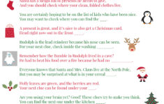 70 Printable Christmas Scavenger Hunt Clues Between Us