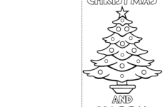 8 Best Printable Christmas Cards To Color Printablee