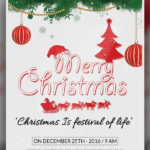 84 Christmas Poster Templates Free PSD EPS PNG AI