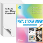 Amazon Waterproof Printable Vinyl Sticker Paper For