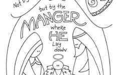 And You Will Know Him Baby Jesus Christmas Coloring Page