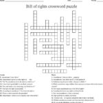 Bill Of Rights Crossword Puzzle Printable Printable