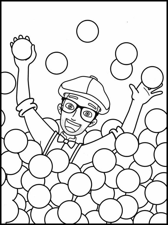 Blippi Coloring Pages 37