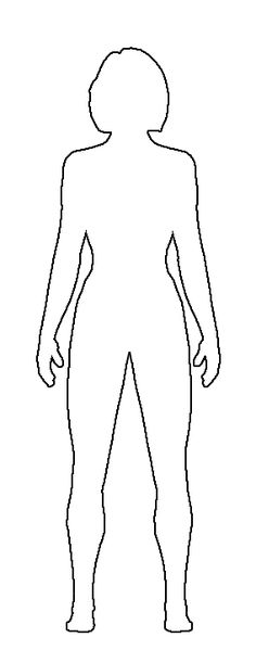 Body Outline Clipart Google Search Teaching Degree 