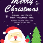 Christmas Flyer Template Design PSD Free Download