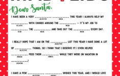 Christmas Mad Libs Printable Happiness Is Homemade