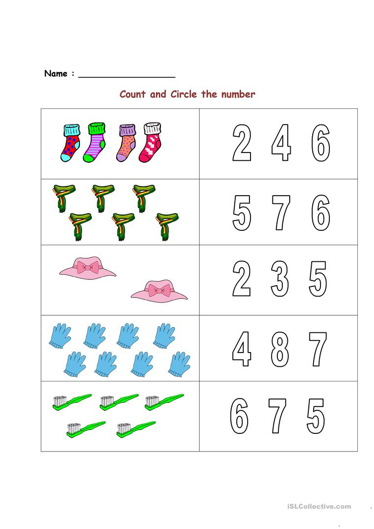 Counting Worksheet Free ESL Printable Worksheets Made By 